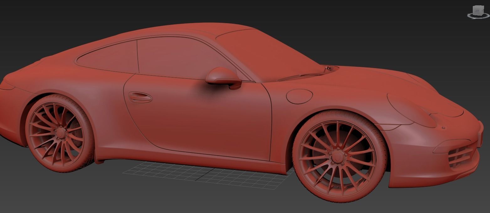 Porsche Carrera 911  3D model_8