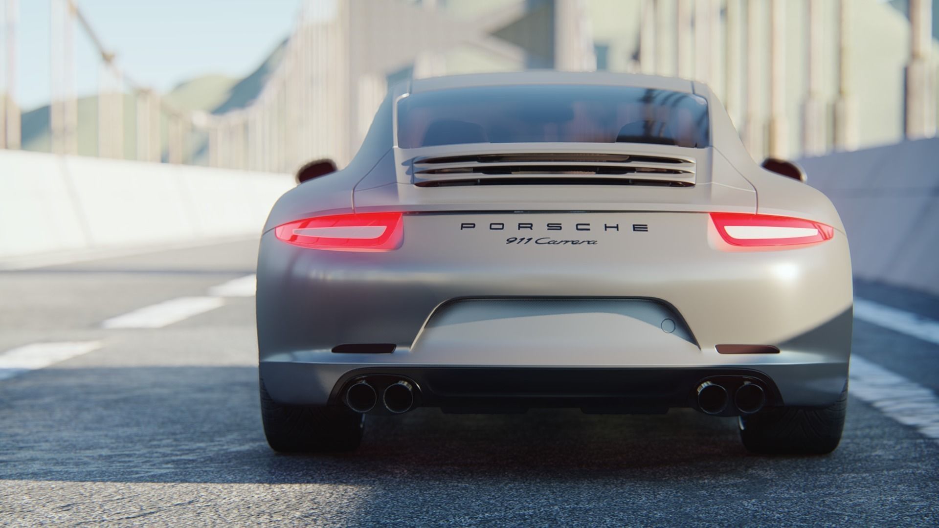 Porsche Carrera 911  3D model_3