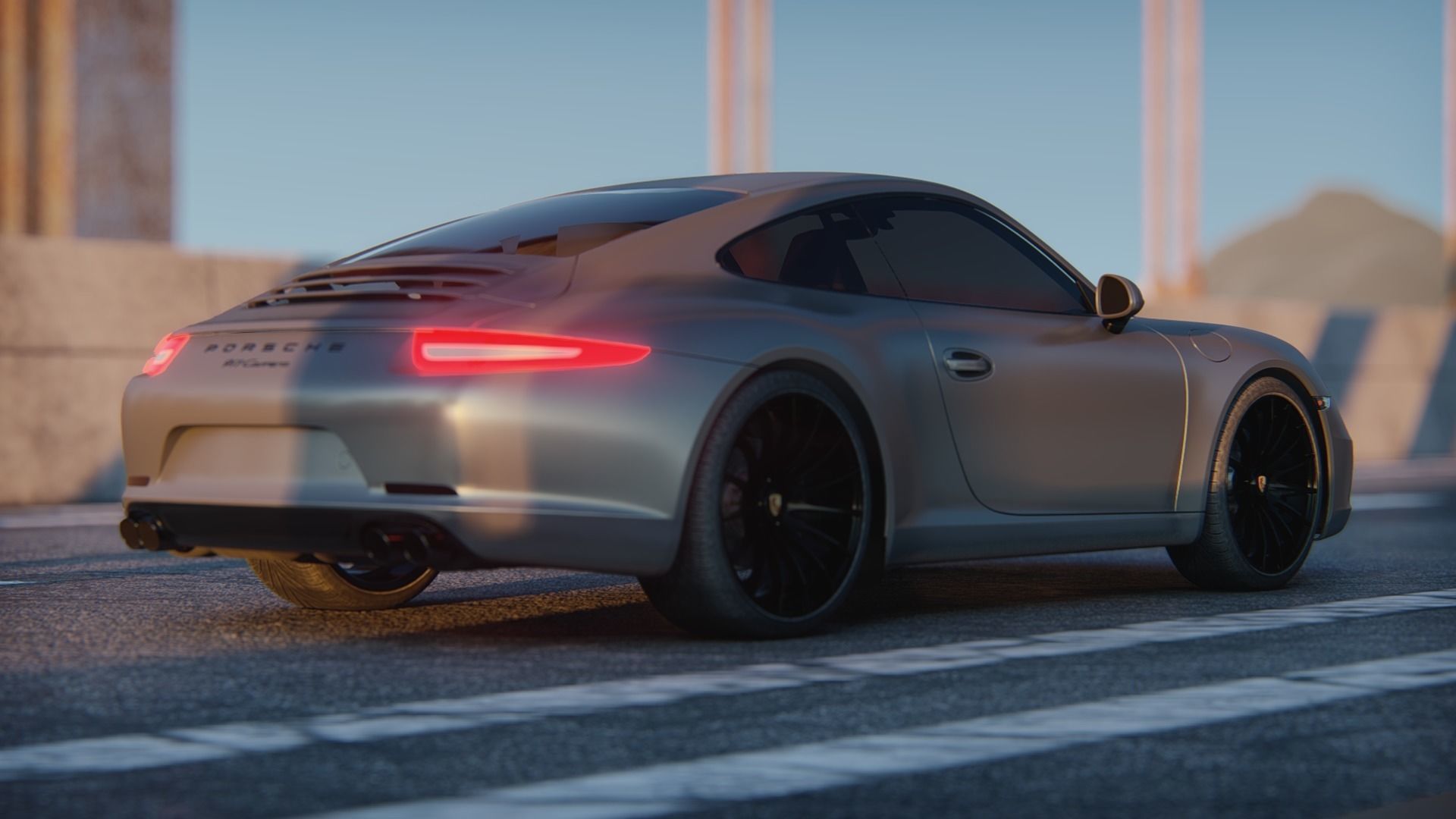 Porsche Carrera 911  3D model_1