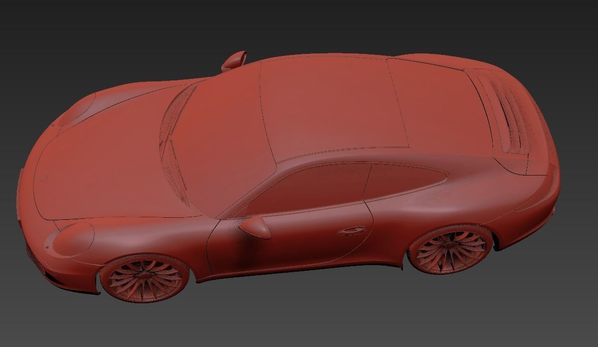 Porsche Carrera 911  3D model_7