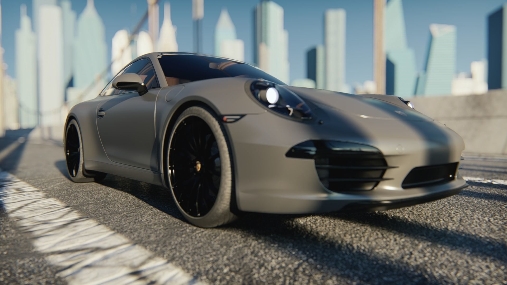 Porsche Carrera 911  3D model_4