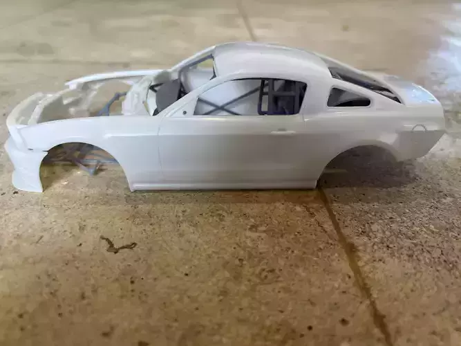 2013 FORD MUSTANG DOUBLE FRAME RAIL DRAG RACING 125 SCALE