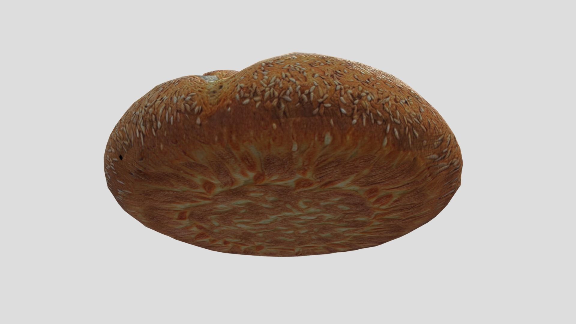 Rye Bread Low-poly 3D model_7