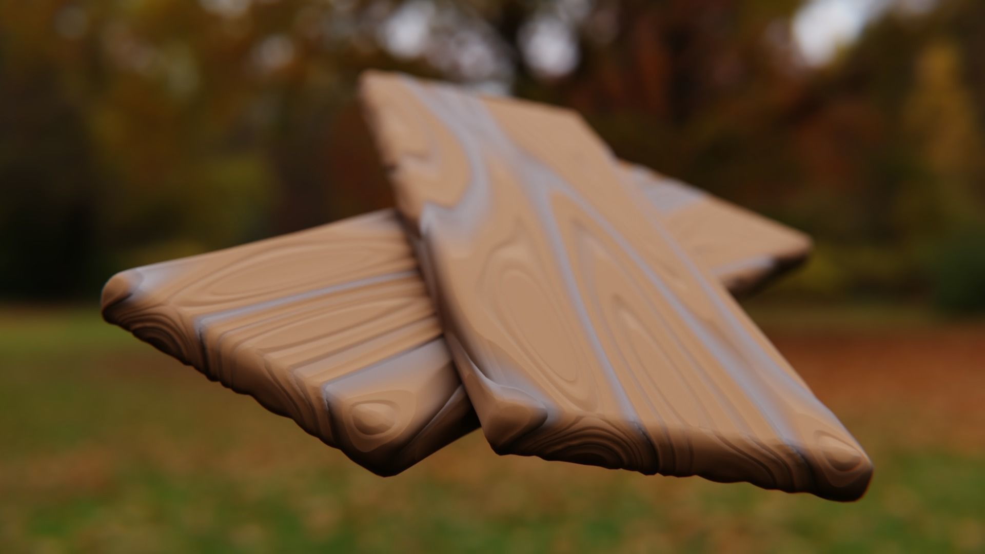 Stylized Procedural Wood Star - Carved Shader Texture Texture_1