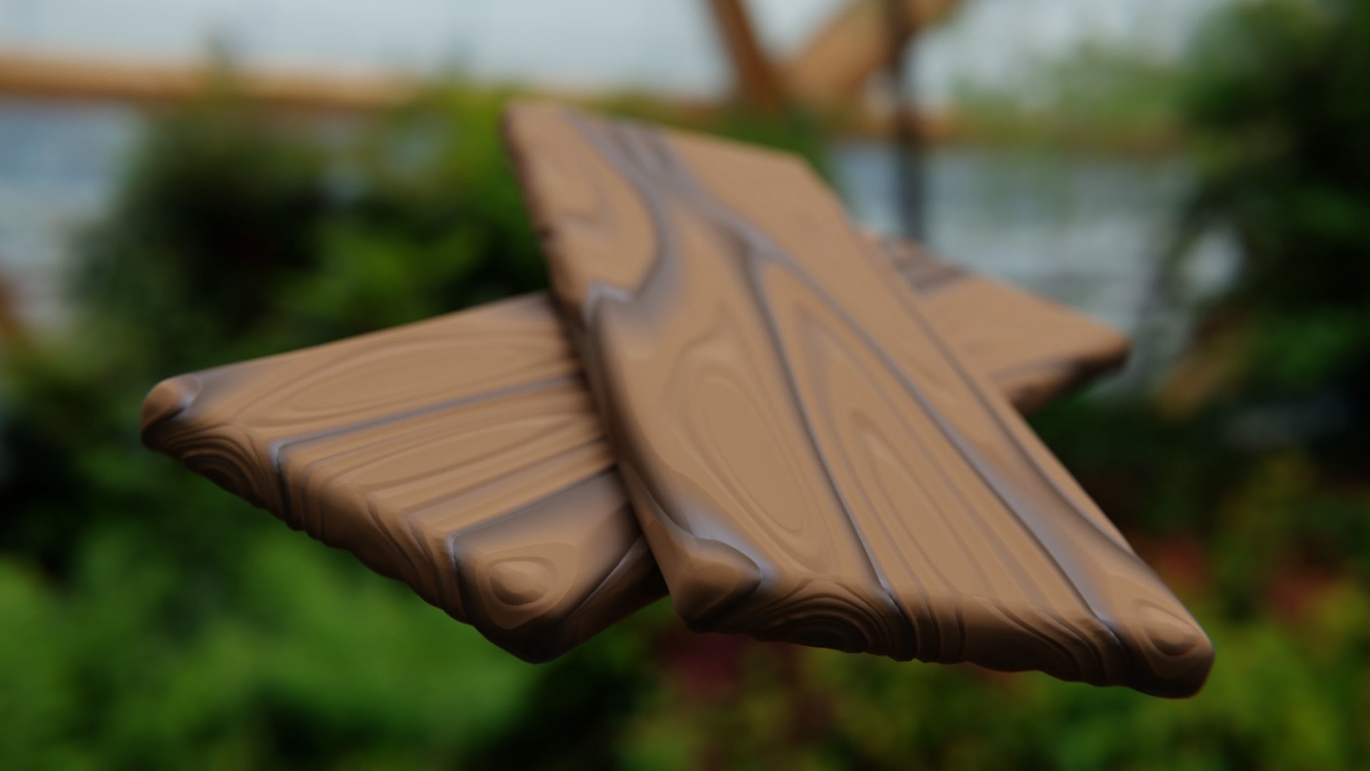 Stylized Procedural Wood Star - Carved Shader Texture Texture_5