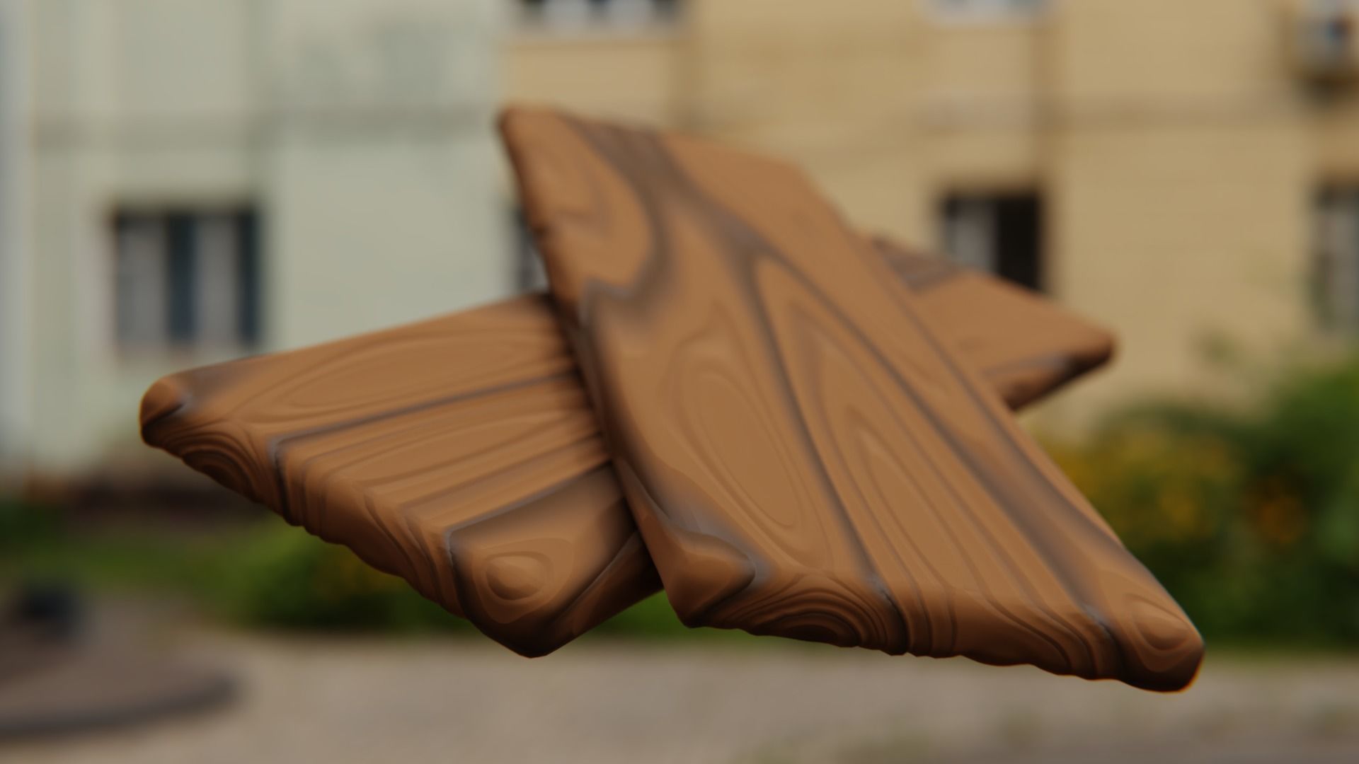 Stylized Procedural Wood Star - Carved Shader Texture Texture_2