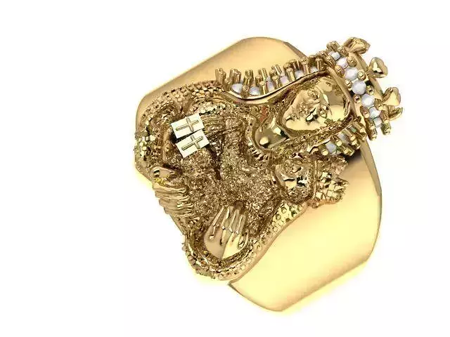 anillo virgen del Carmen 