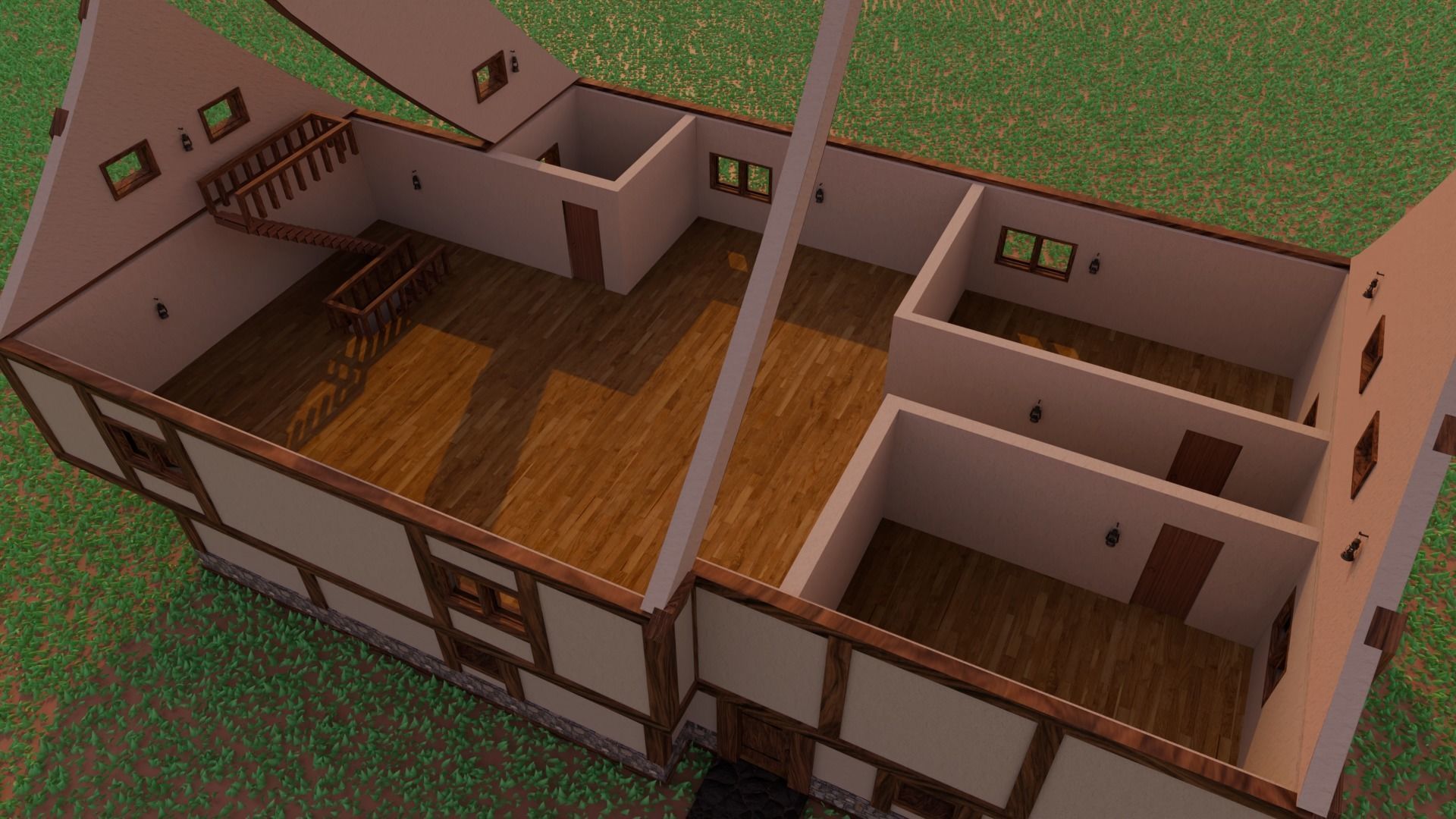 Medieval Tavern 3D model_5