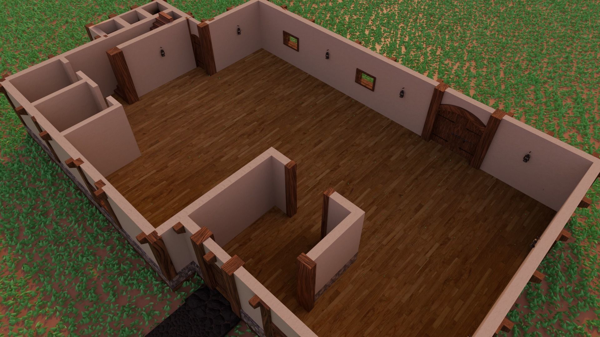 Medieval Tavern 3D model_6