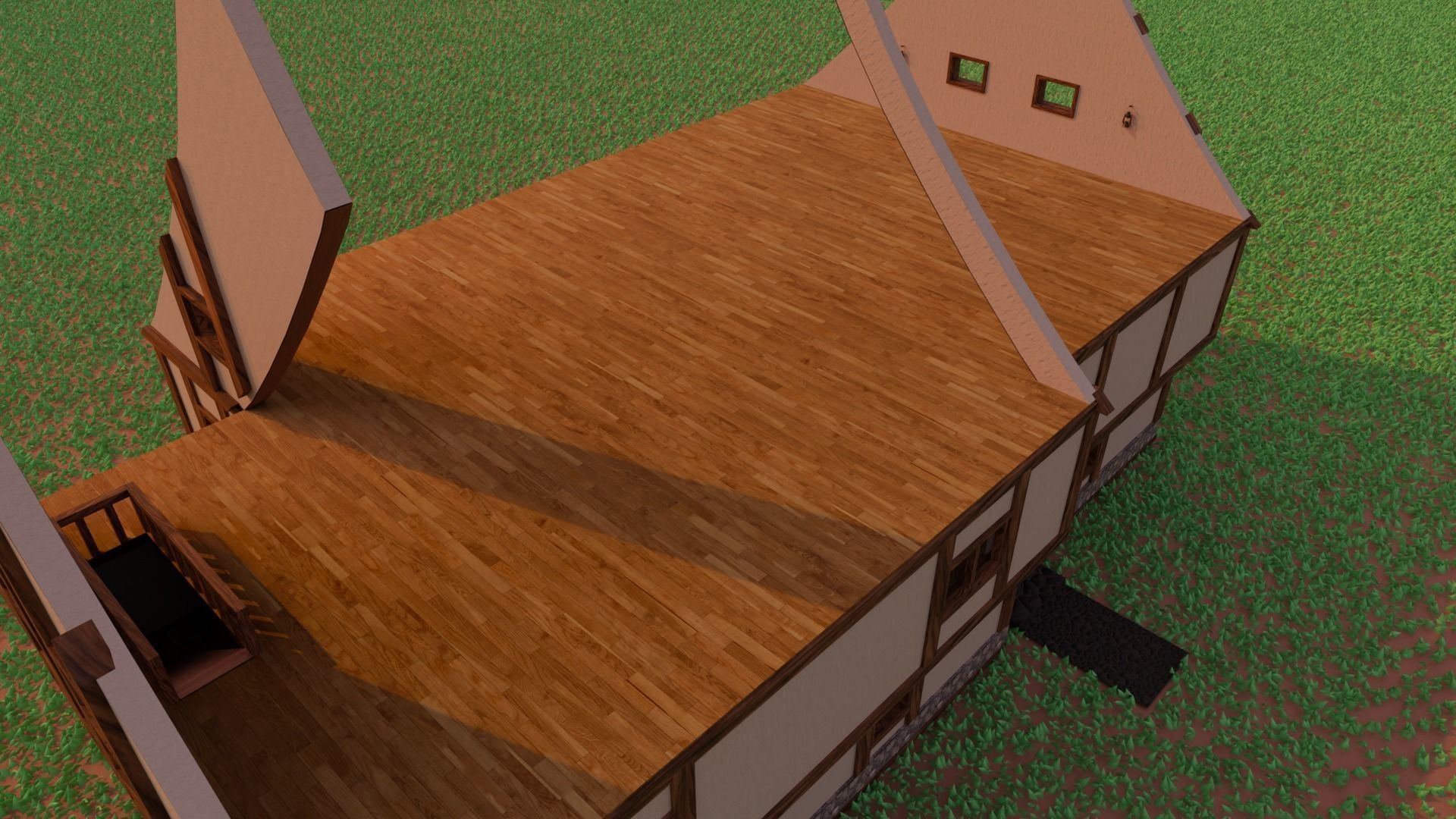 Medieval Tavern 3D model_4