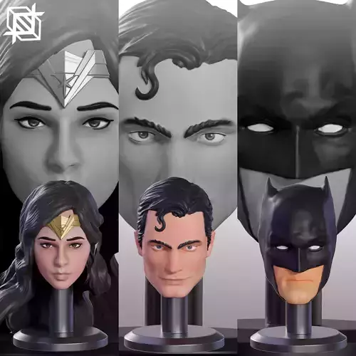 DC PACK - CUSTOM HEAD - 3D print model DC PACK - CUSTOM HEAD - 3D print model