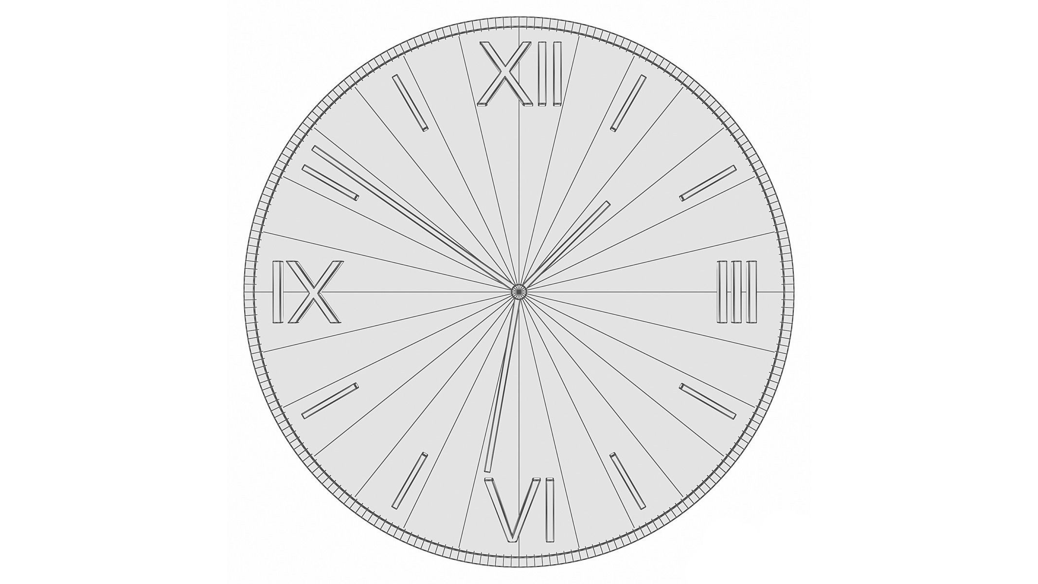 Wall Clock GZ-C1006 3D model_2