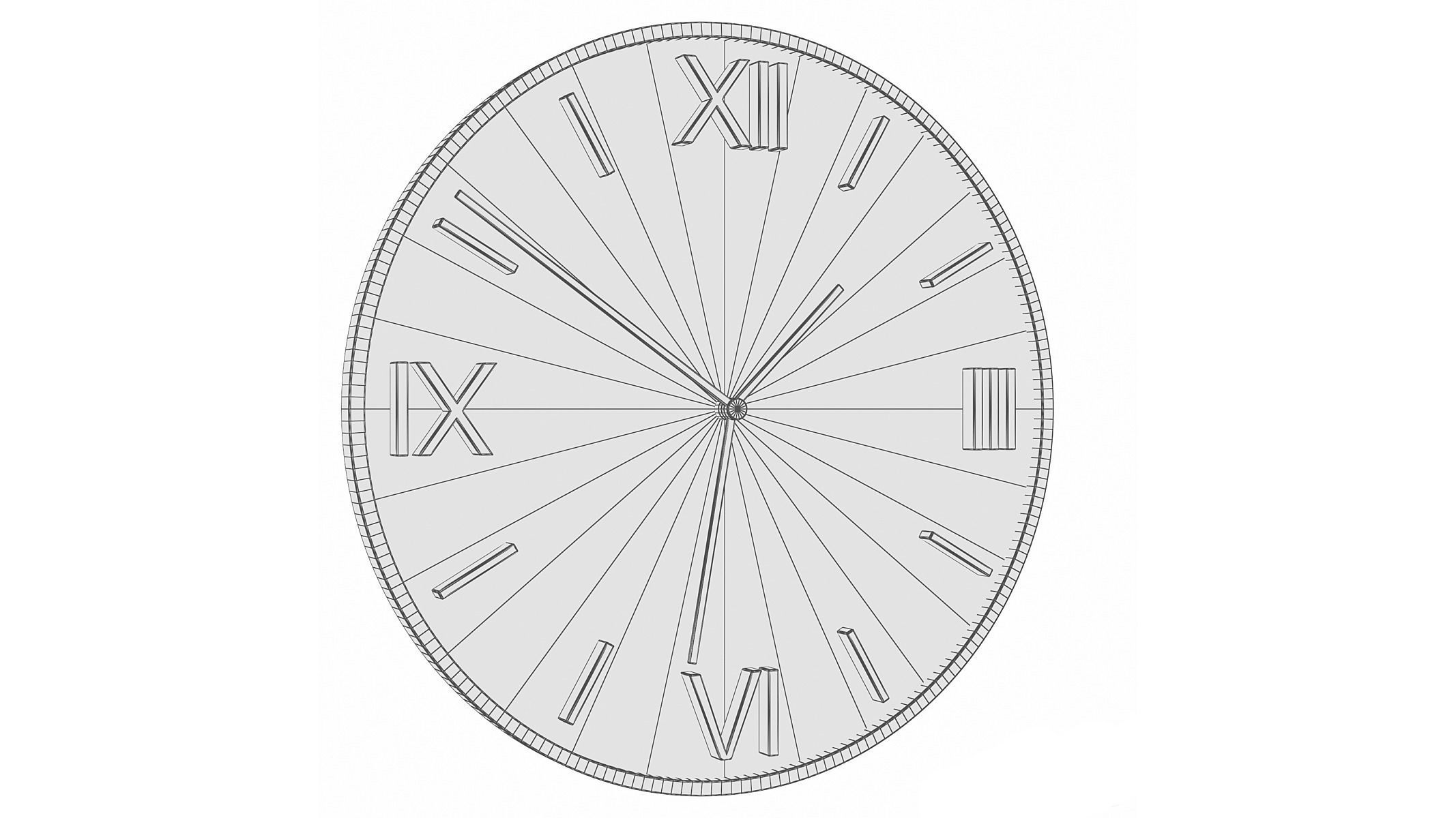 Wall Clock GZ-C1006 3D model_3