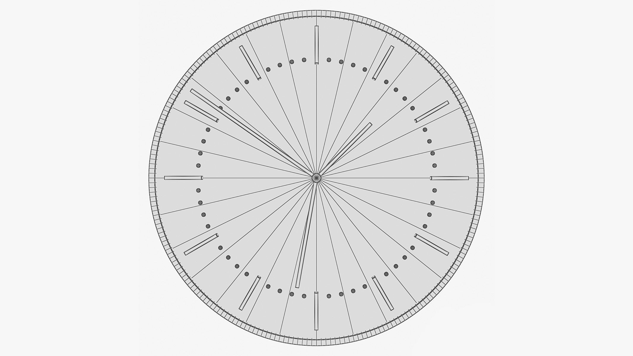 Wall Clock GZ-C1008 3D model_2