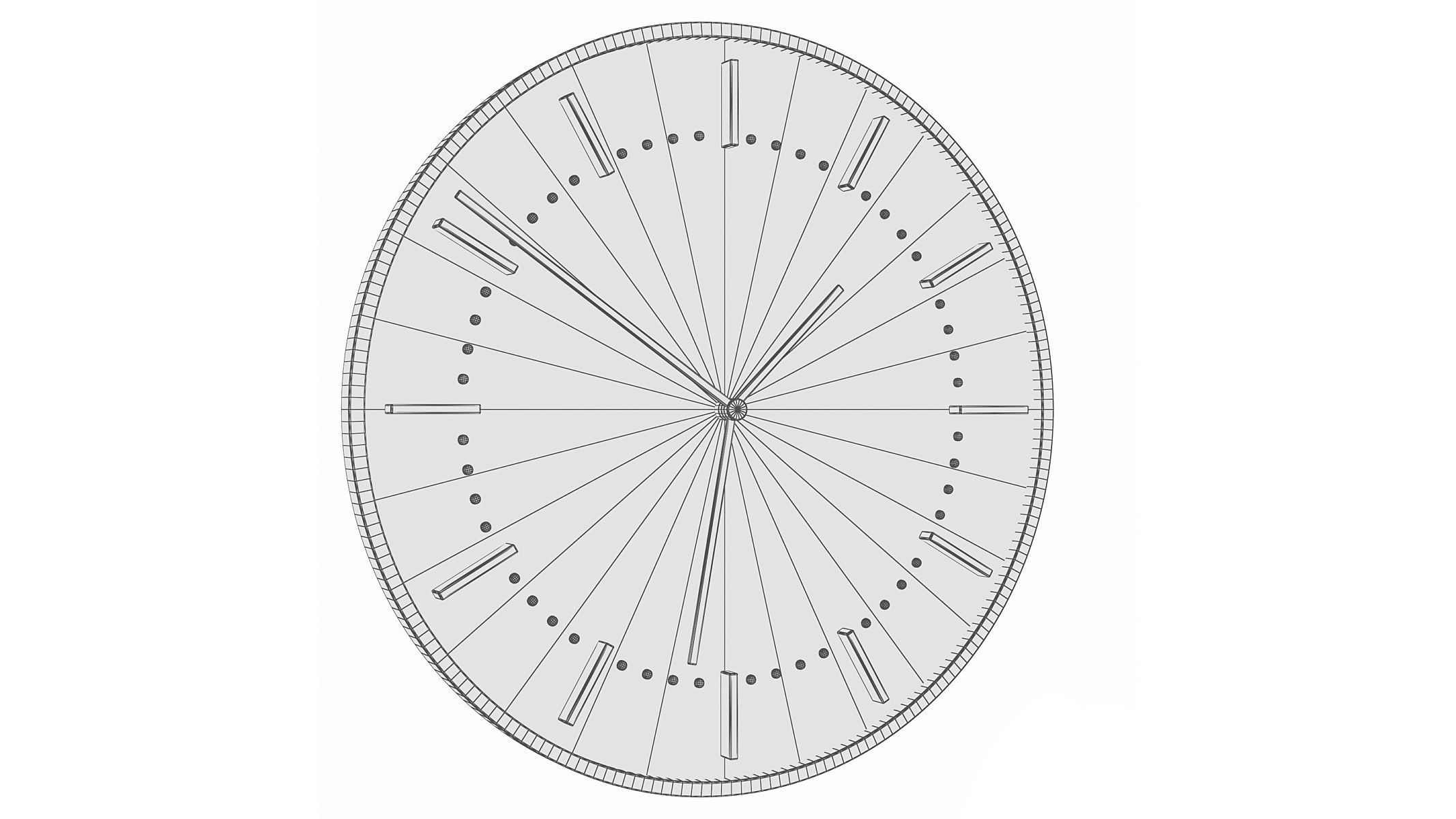 Wall Clock GZ-C1008 3D model_3