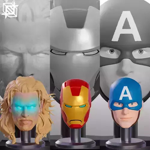 MARVEL PACK - CUSTOM HEAD -