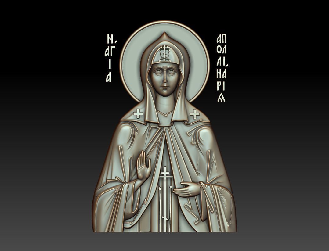 saint-apollinaria-of-egypt-3d-model-3d-printable-cgtrader