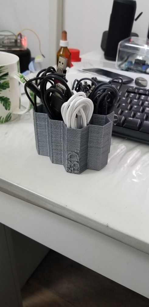 Cable Management Hive 3D print model_14