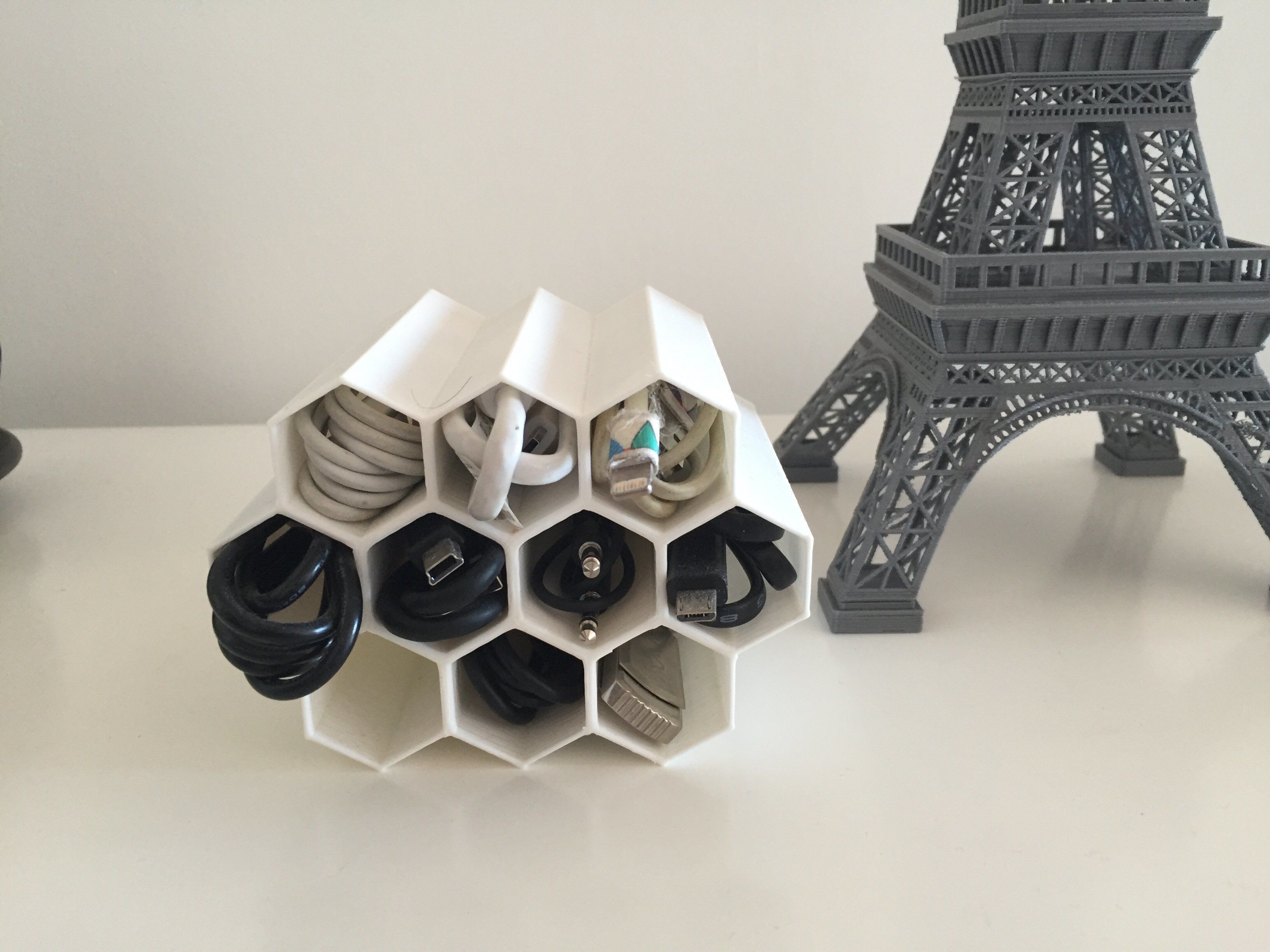 Cable Management Hive 3D print model_8