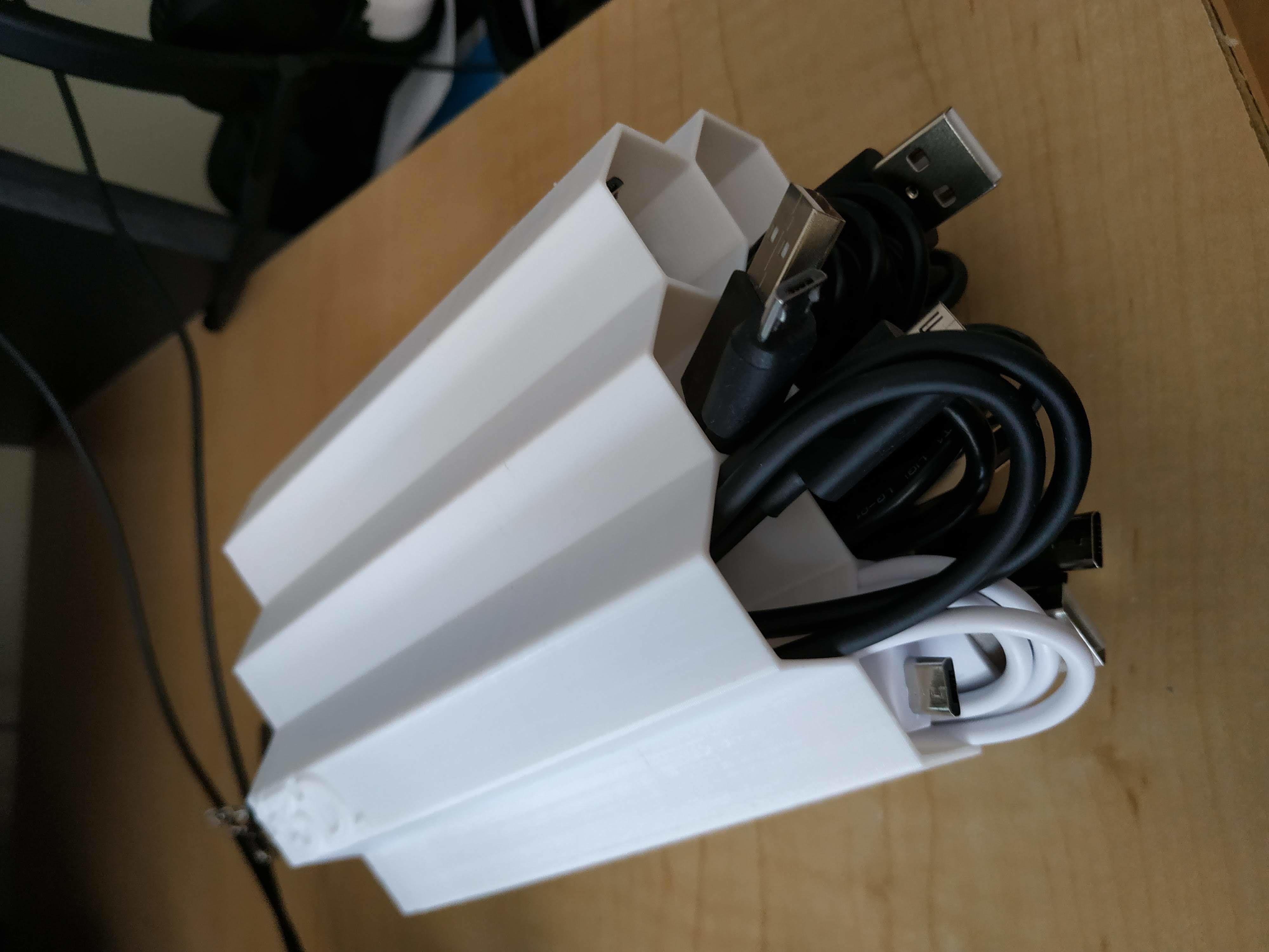 Cable Management Hive 3D print model_4