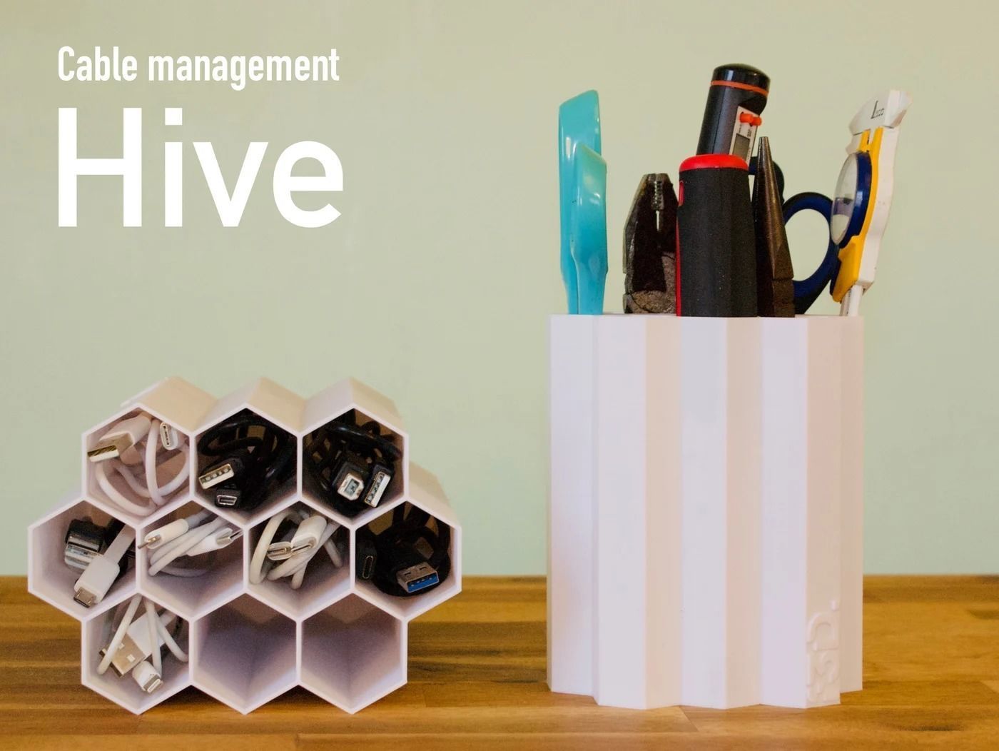 Cable Management Hive 3D print model_17