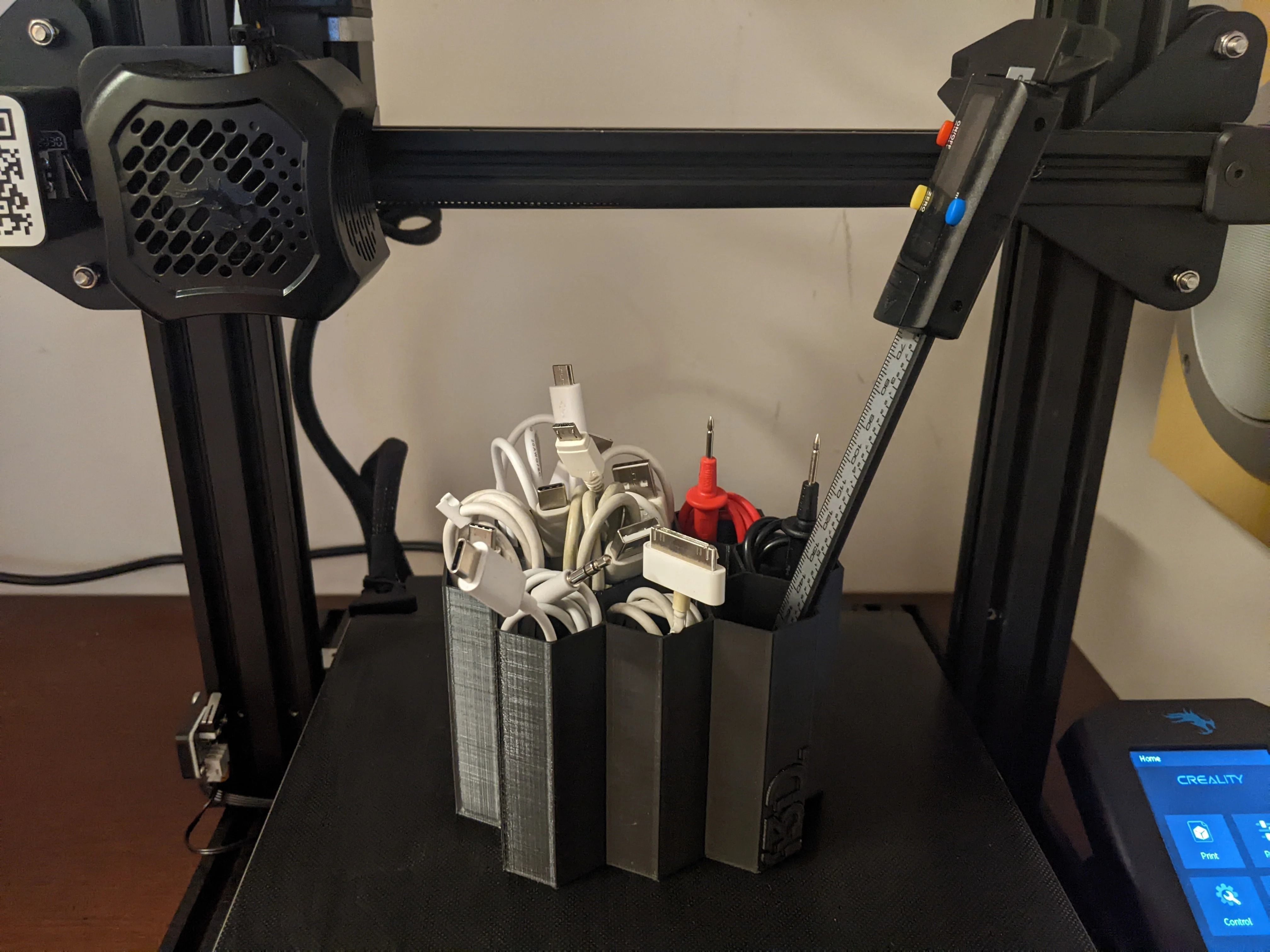 Cable Management Hive 3D print model_6