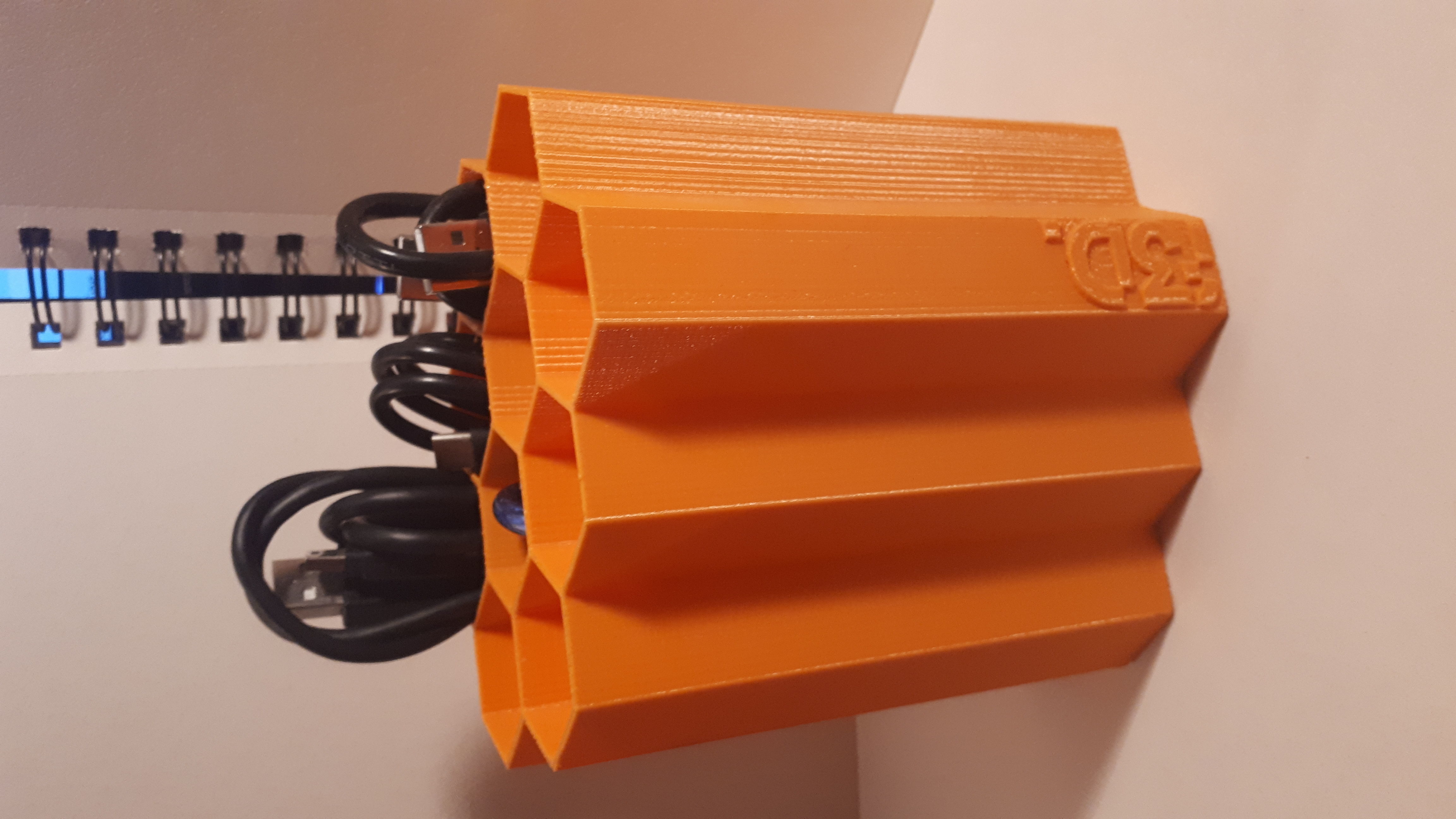 Cable Management Hive 3D print model_1