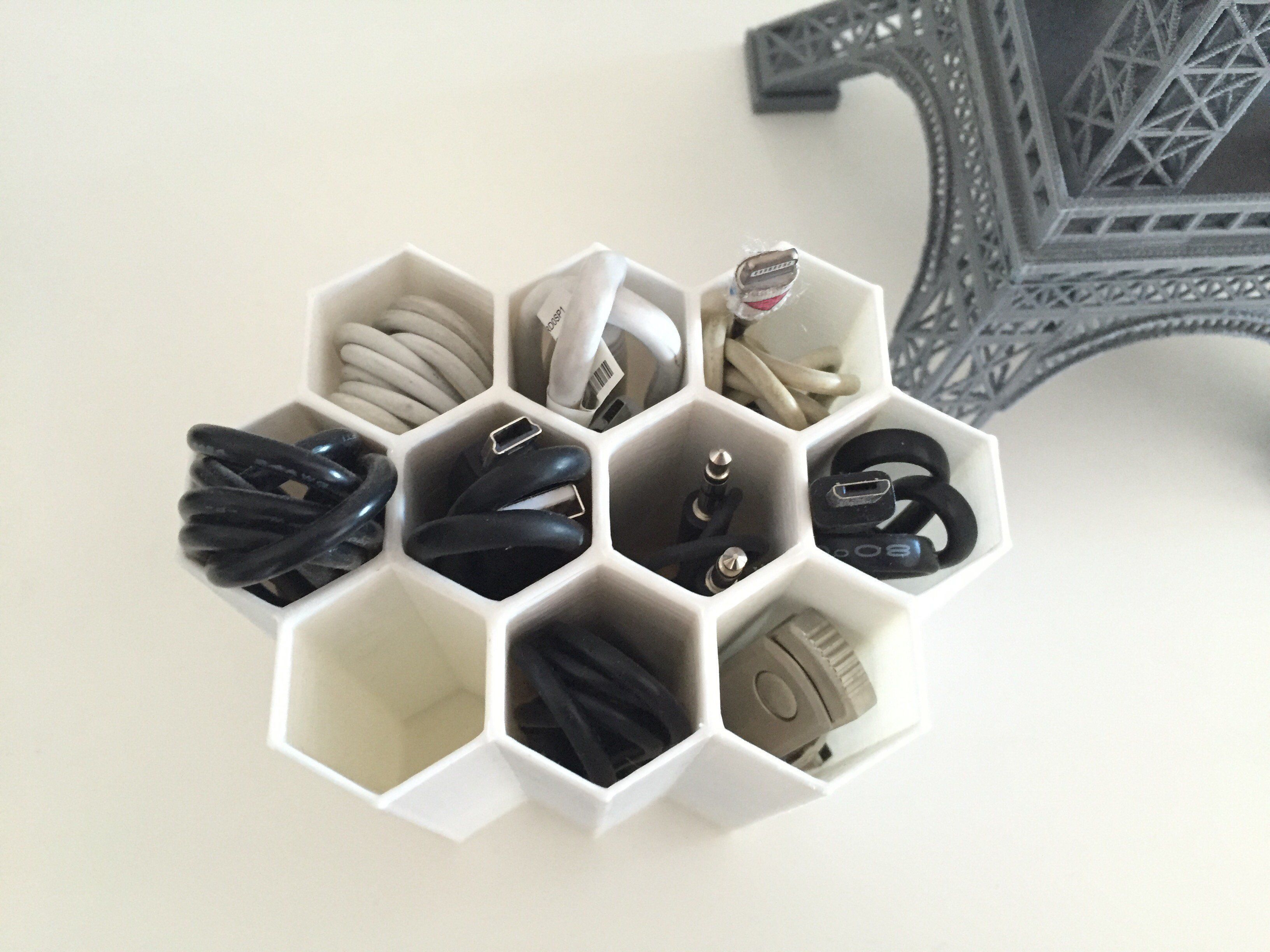 Cable Management Hive 3D print model_9
