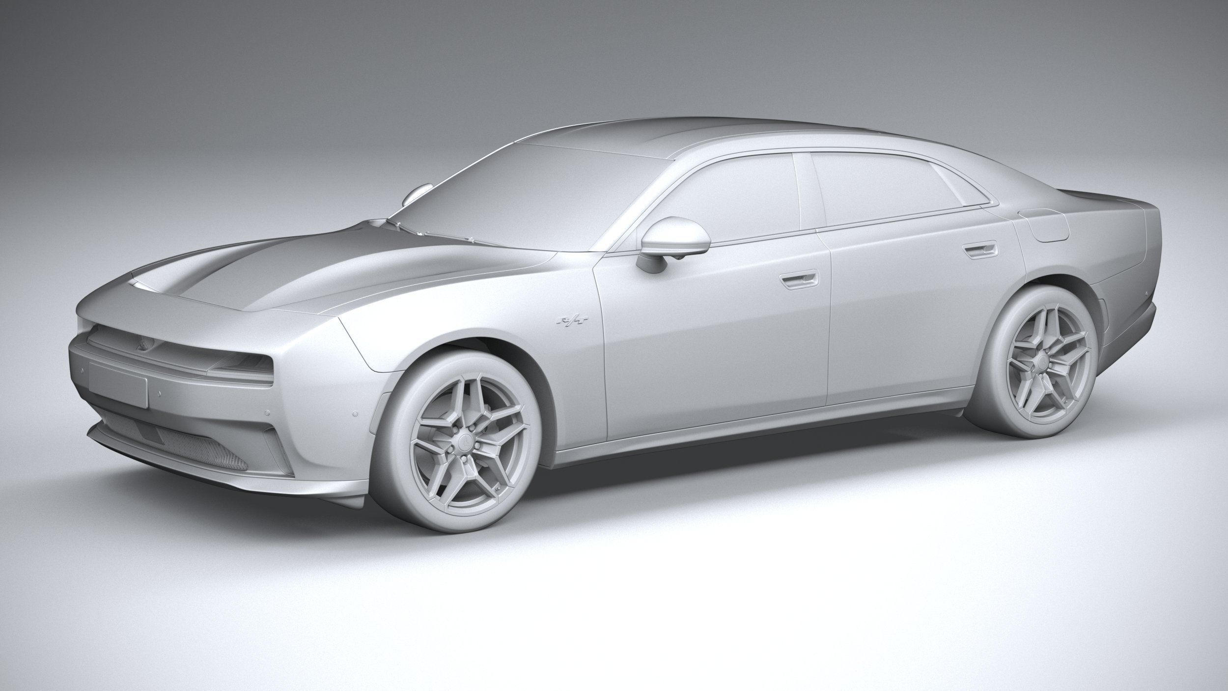 Dodge Charger Daytona 4-door 2024 3D model_19