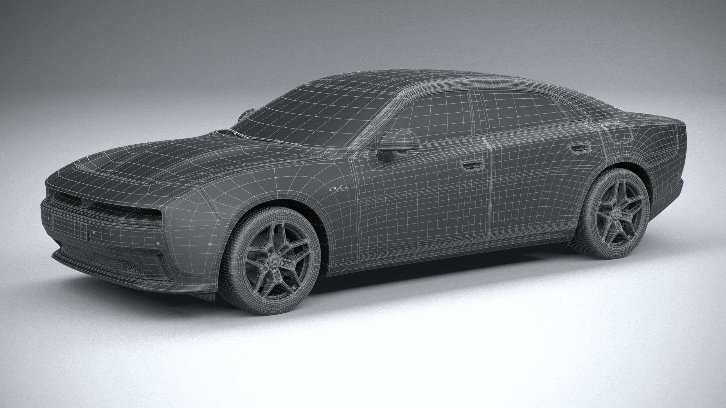 Dodge Charger Daytona 4-door 2024 3D model_28