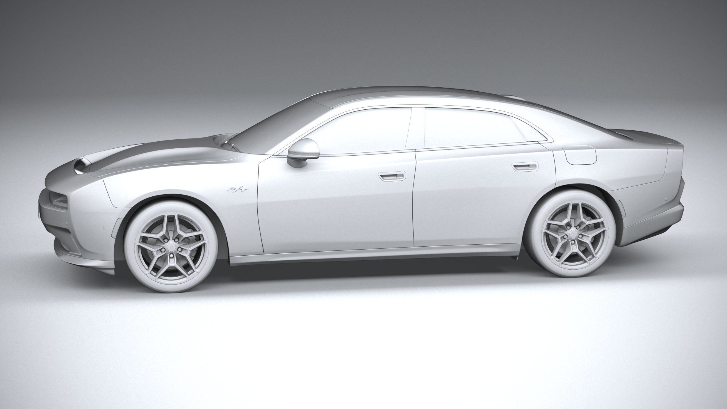 Dodge Charger Daytona 4-door 2024 3D model_22