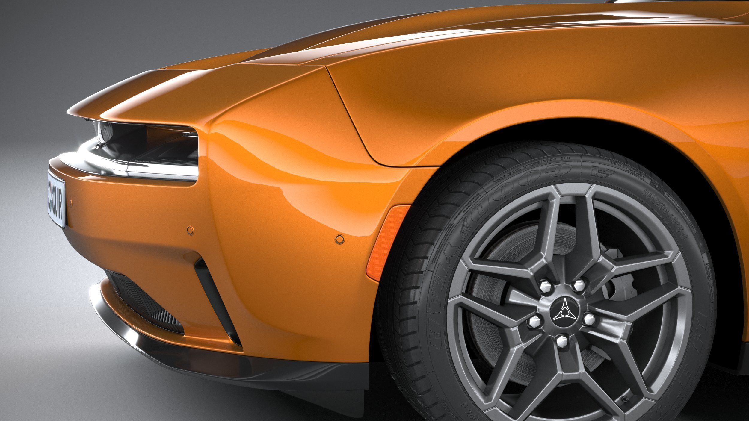 Dodge Charger Daytona 4-door 2024 3D model_3