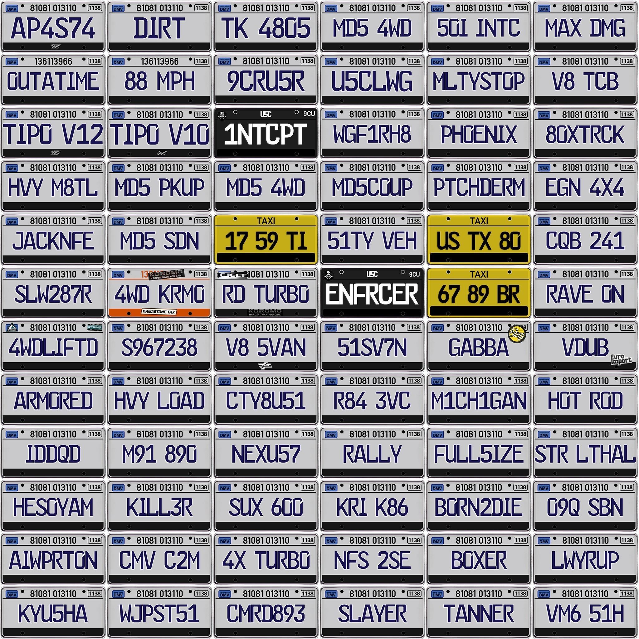 80s Police retro car Low poly Model Low-poly 3D model_4