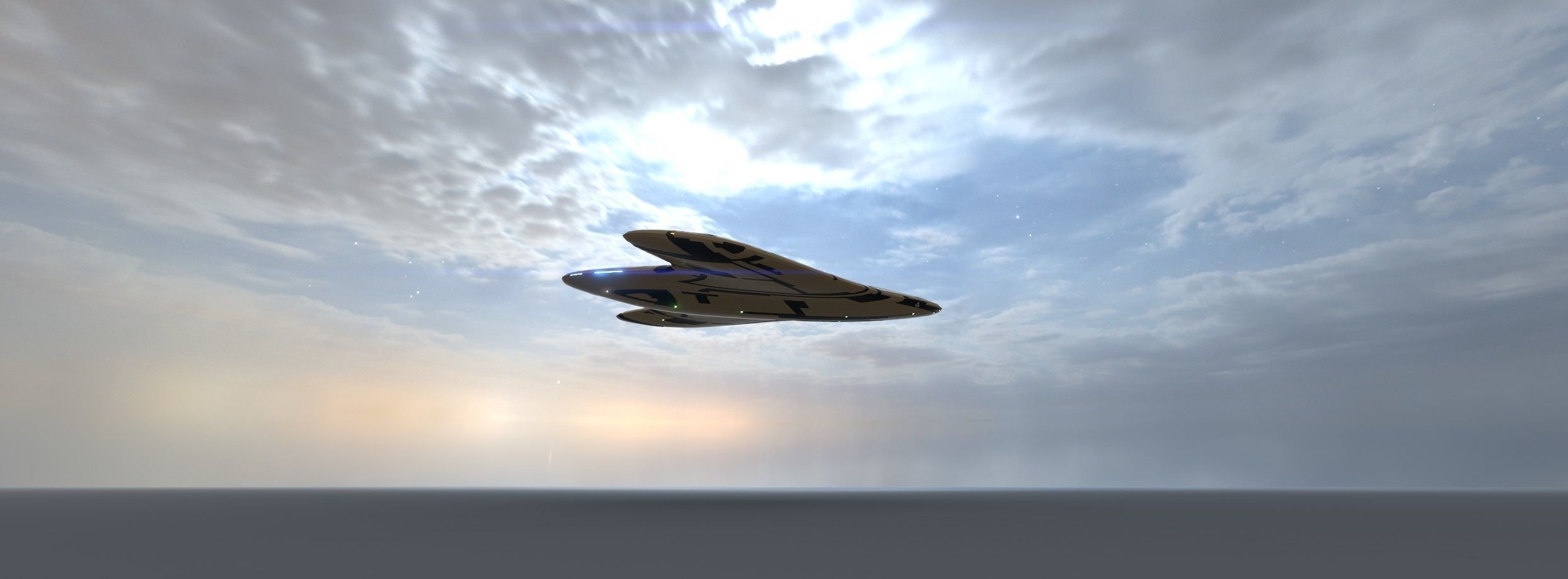 Explorer Spaceship 3D model_4