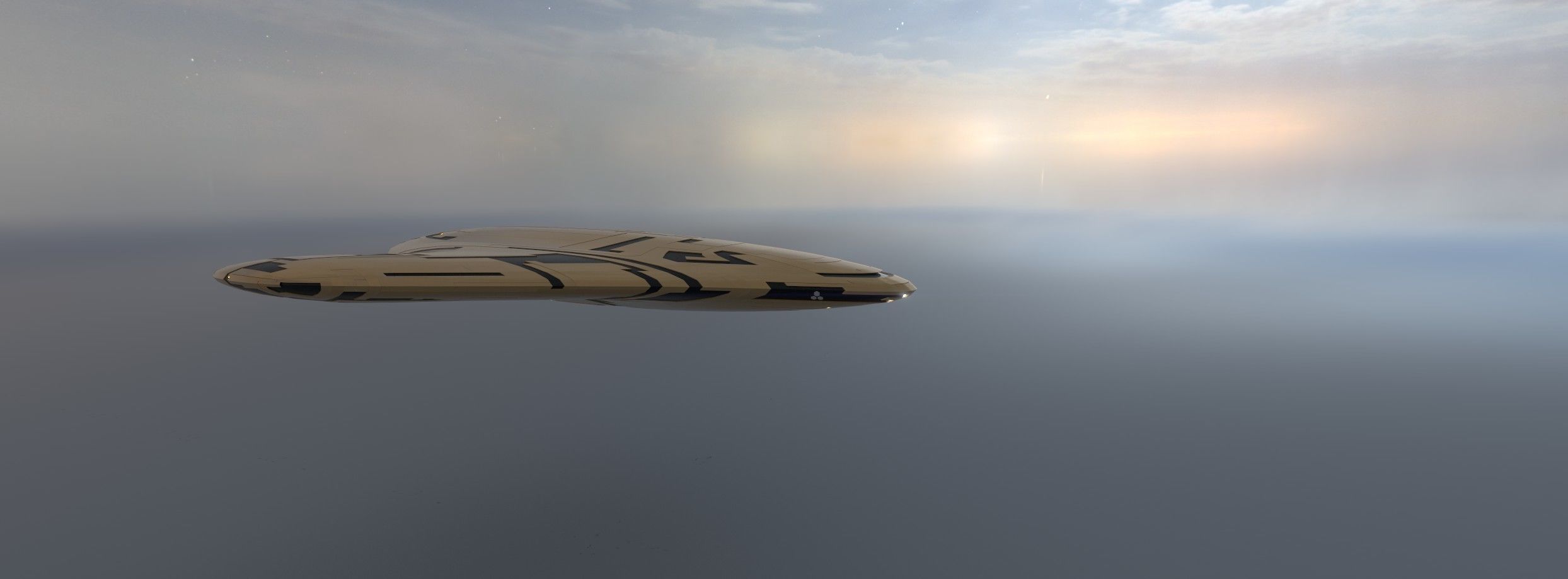 Explorer Spaceship 3D model_6