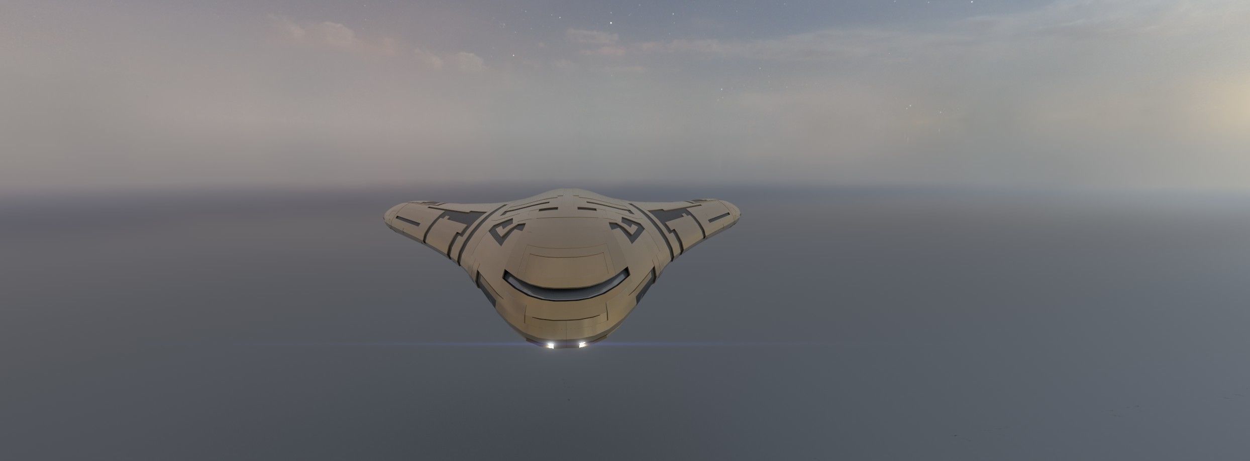 Explorer Spaceship 3D model_1