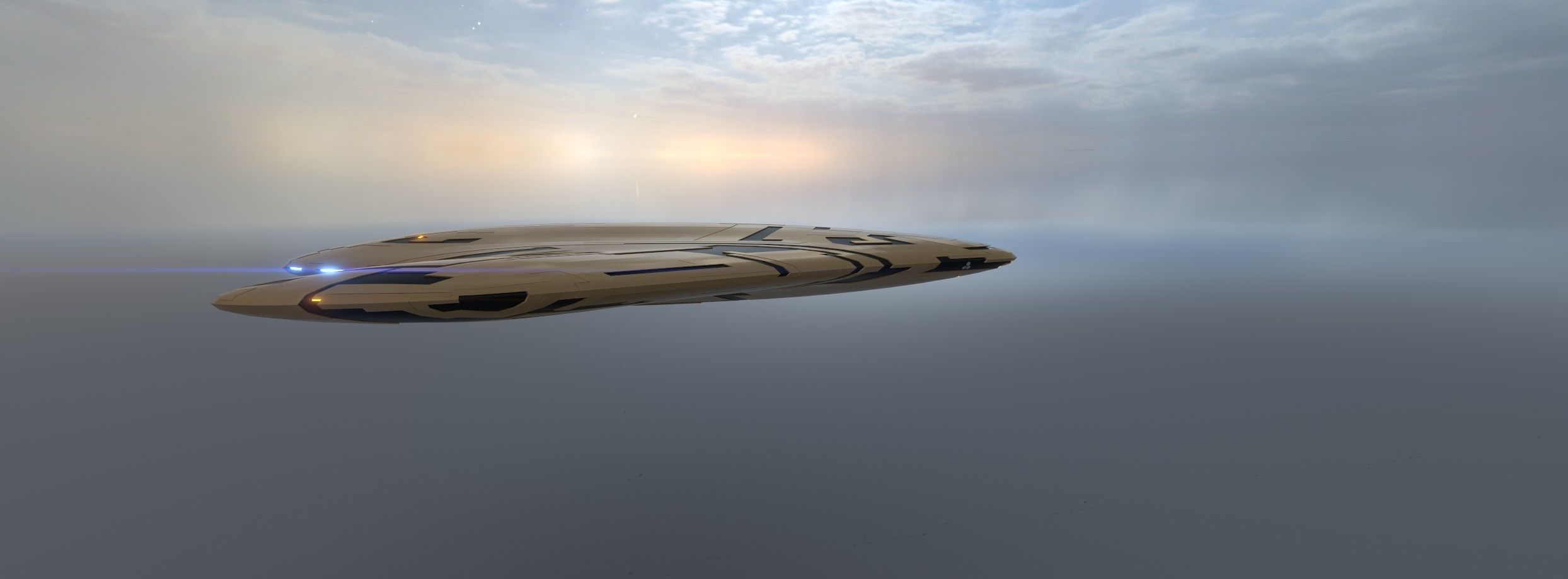 Explorer Spaceship 3D model_11