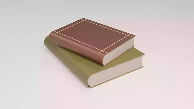Low poly books
