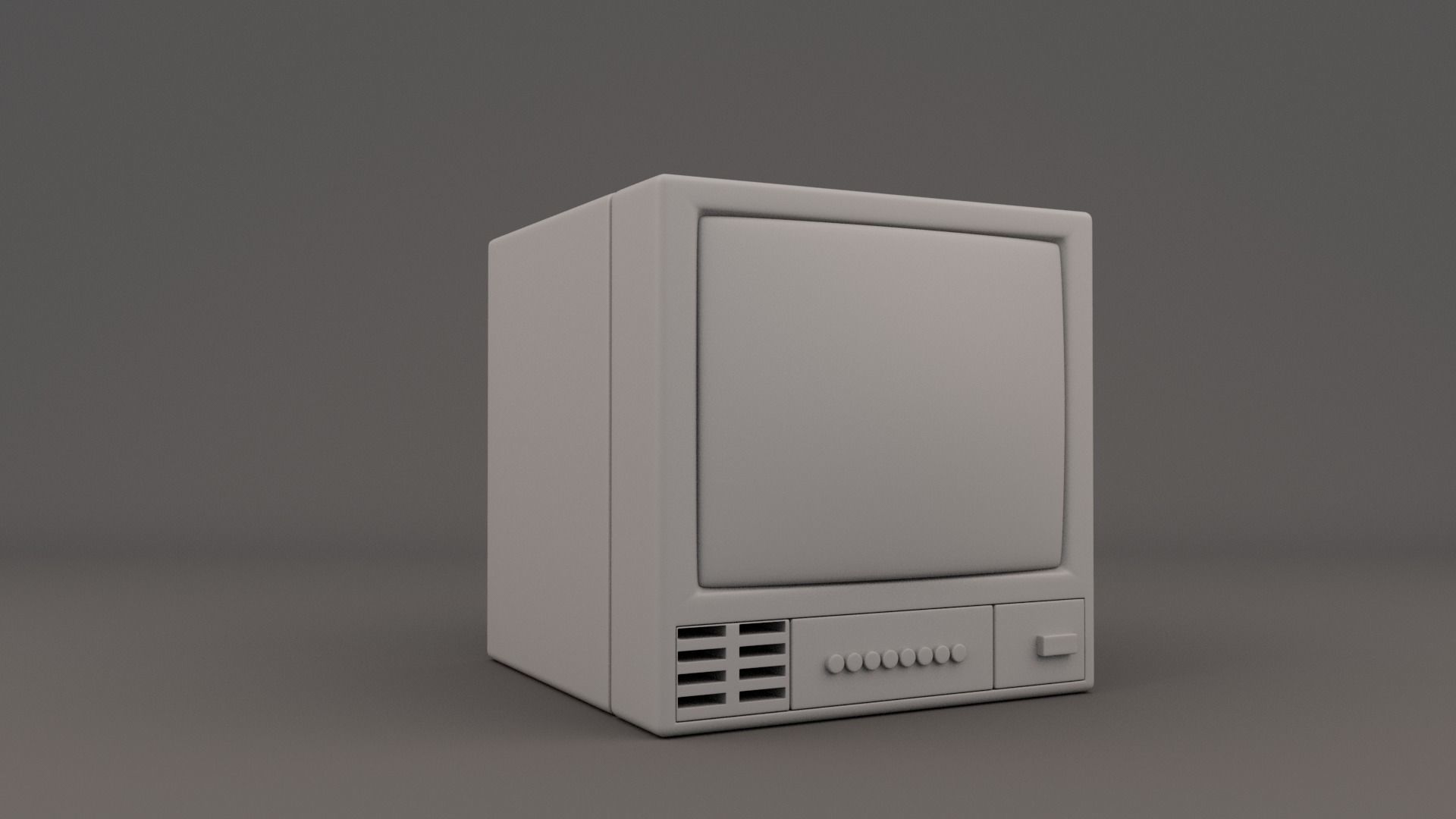 Old Monitor 3D model_1