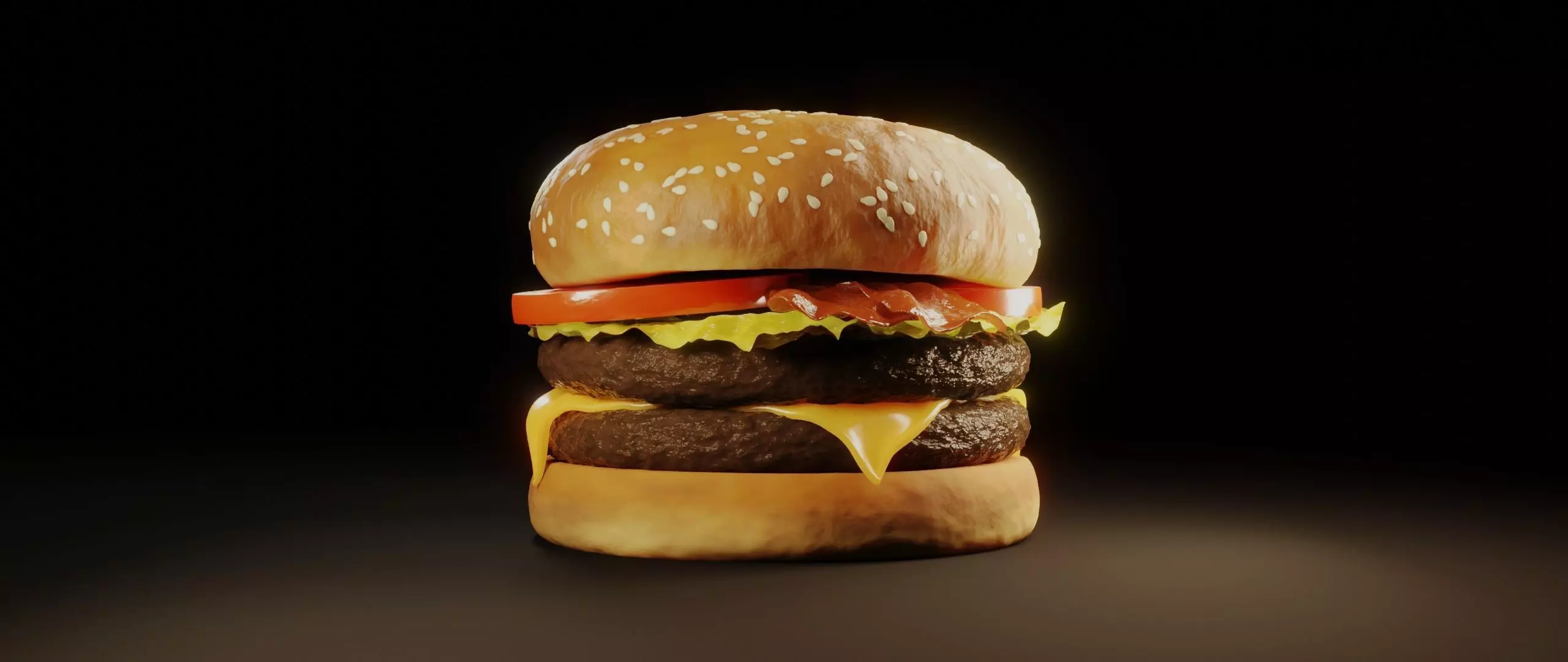 Hamburger 3D print model_0