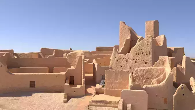 Hi Res models of Diriyah Old Town- Saudi Arabia 3D model