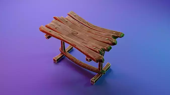 Stylized Table or Seat