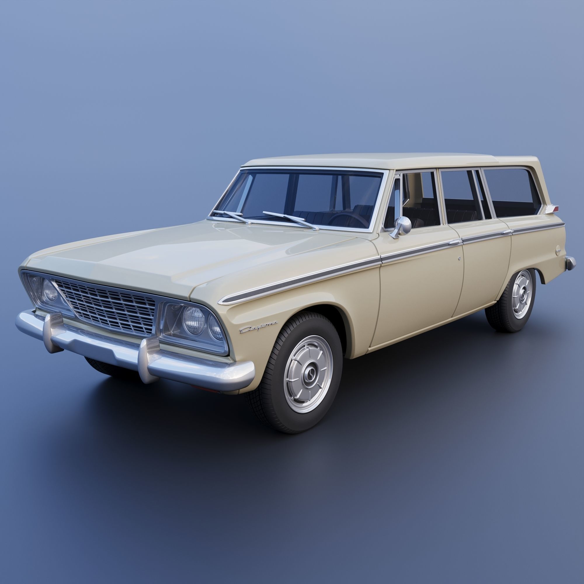 Studebaker Daytona Wagonaire 1964 3D print model_1