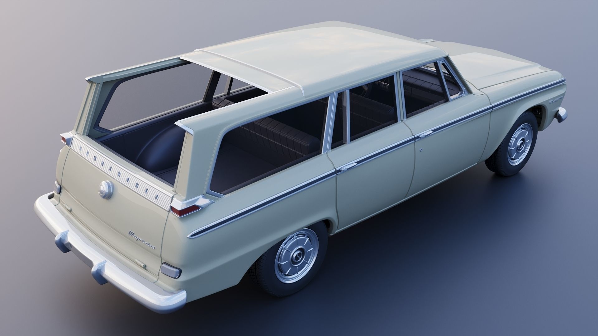 Studebaker Daytona Wagonaire 1964 3D print model_30