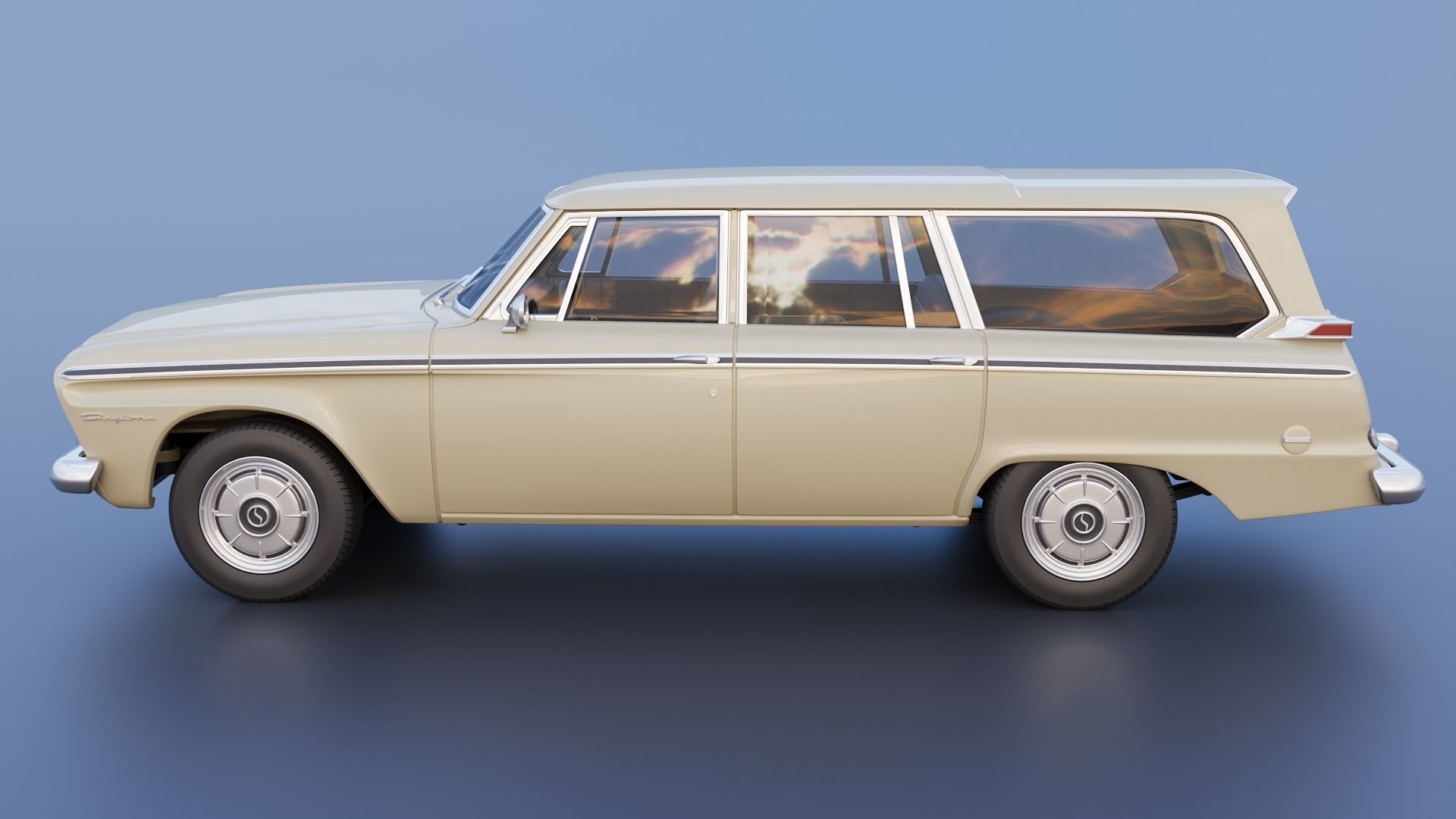Studebaker Daytona Wagonaire 1964 3D print model_16