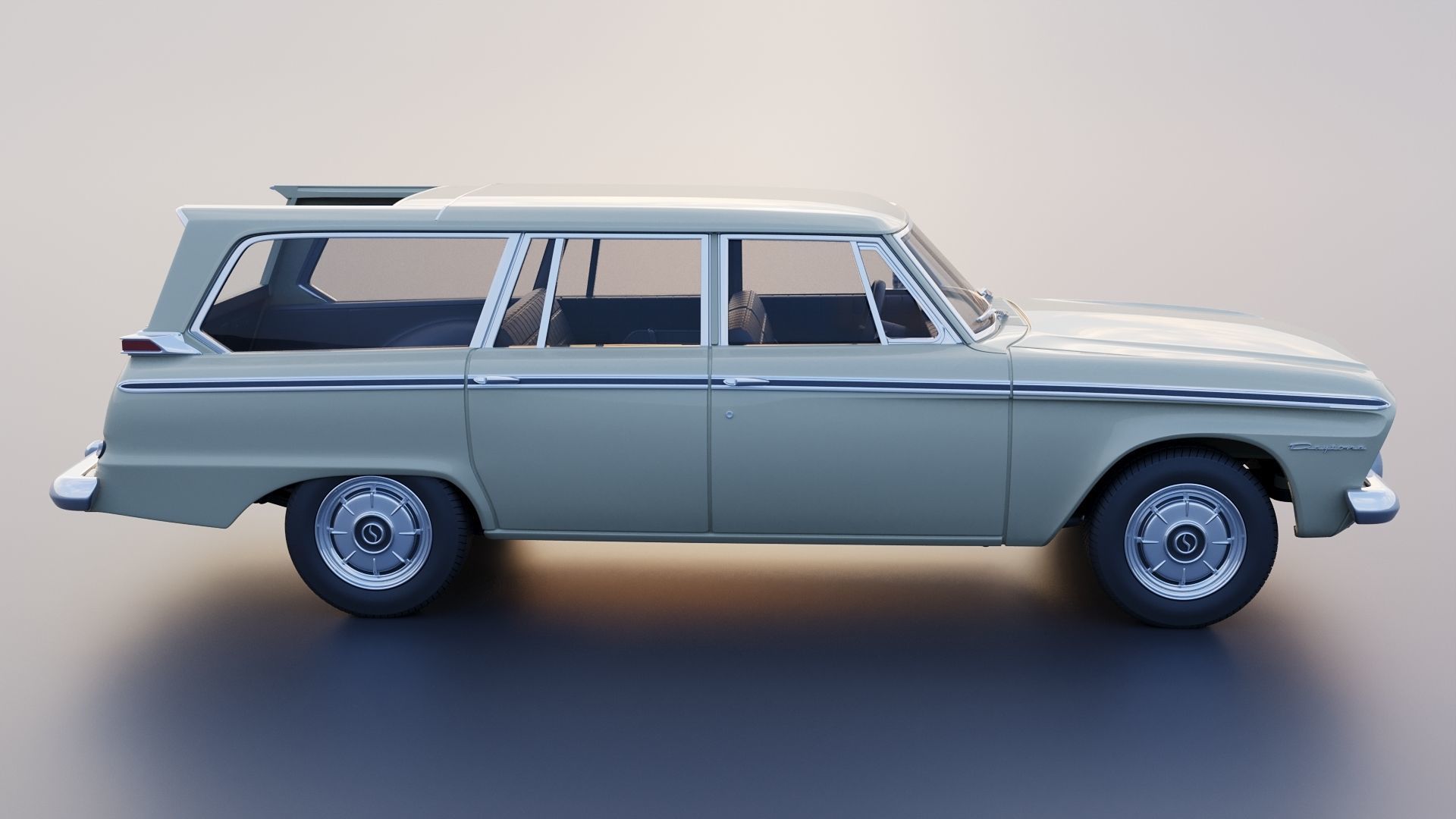 Studebaker Daytona Wagonaire 1964 3D print model_6