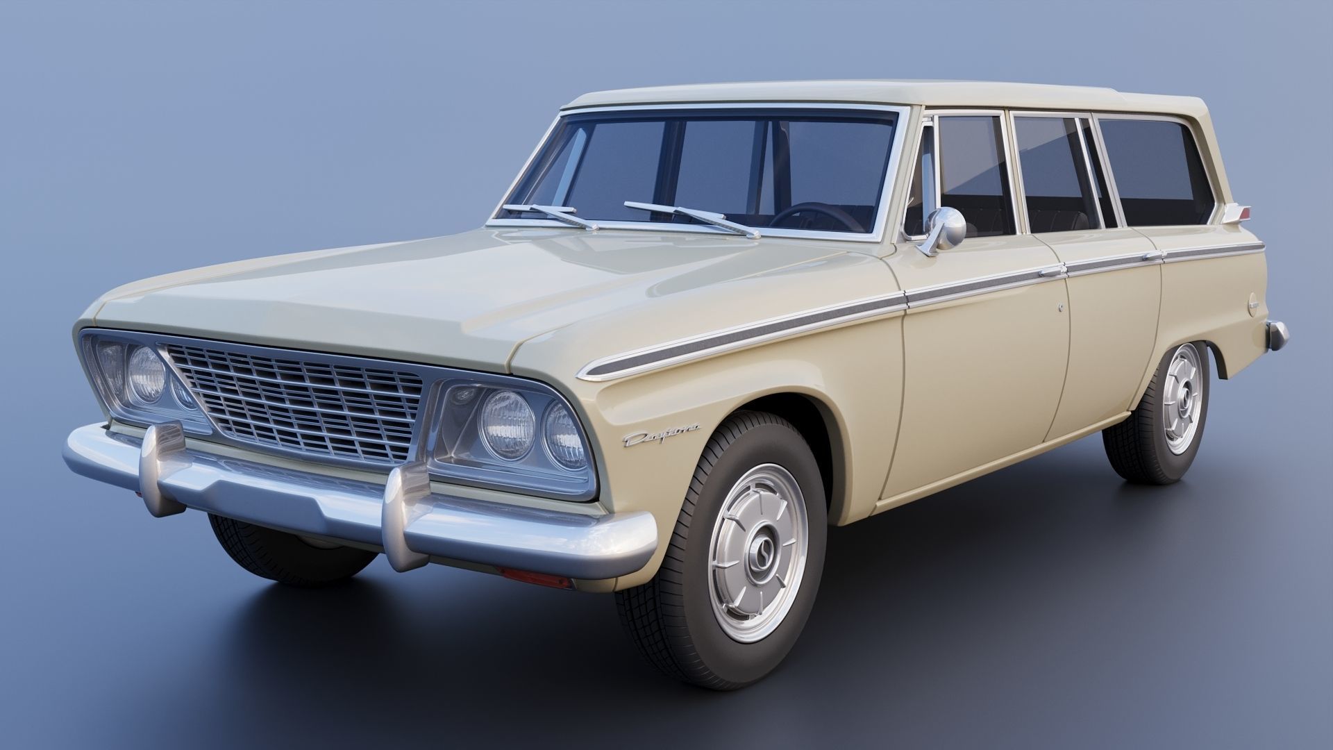 Studebaker Daytona Wagonaire 1964 3D print model_5
