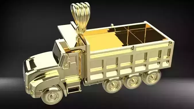 Small Truck Pendant Necklace Charm Jewelry 