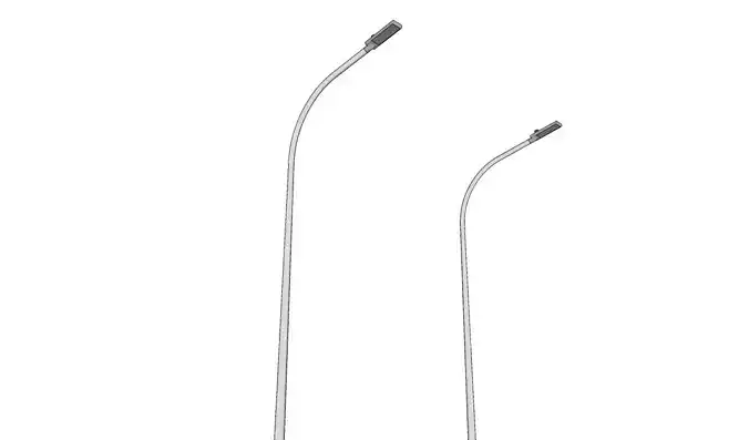 Light Pole - Lamp Post 17 3D model Light Pole - Lamp Post 17 3D model