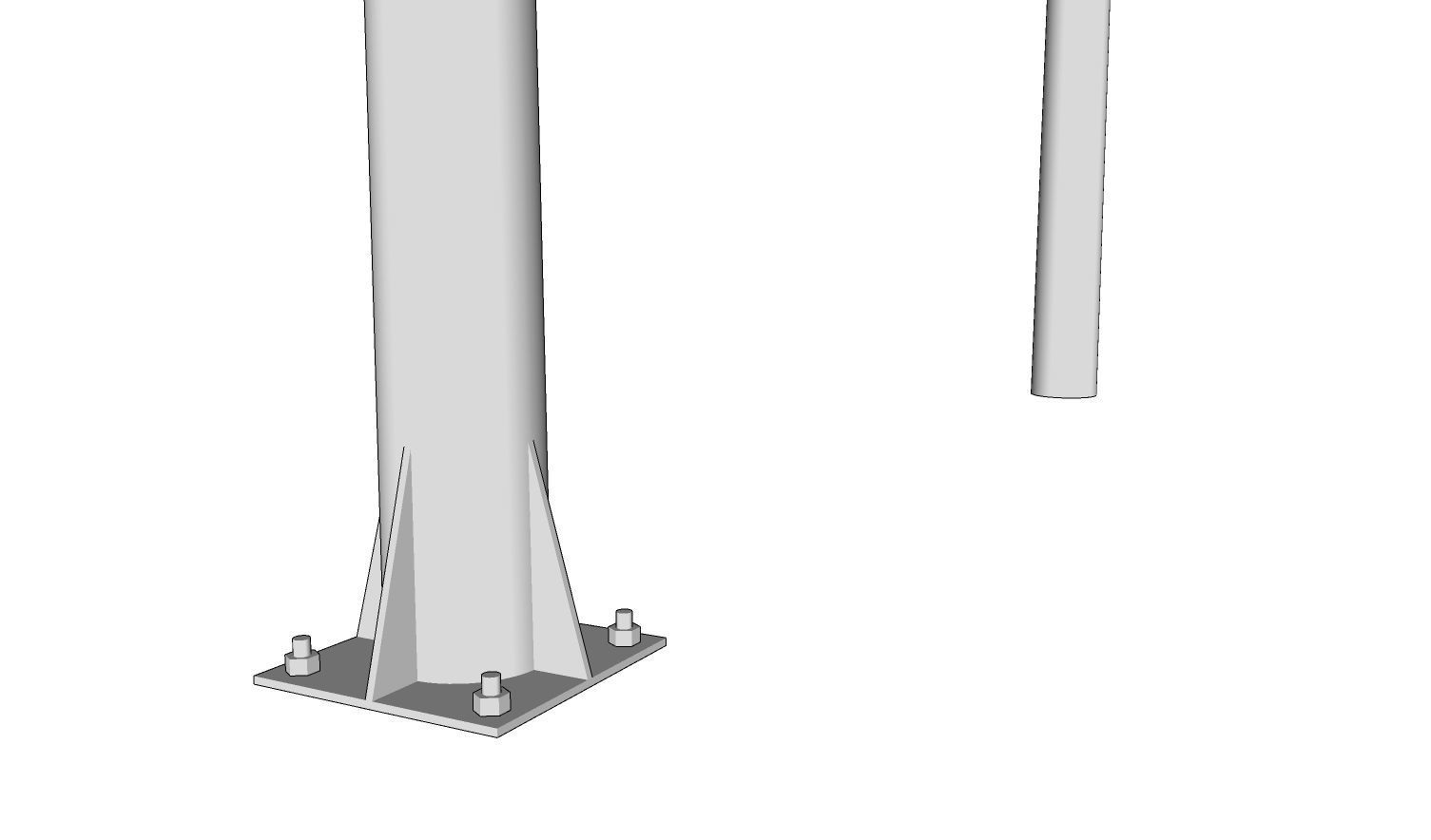 Light Pole - Lamp Post 17 3D model_4